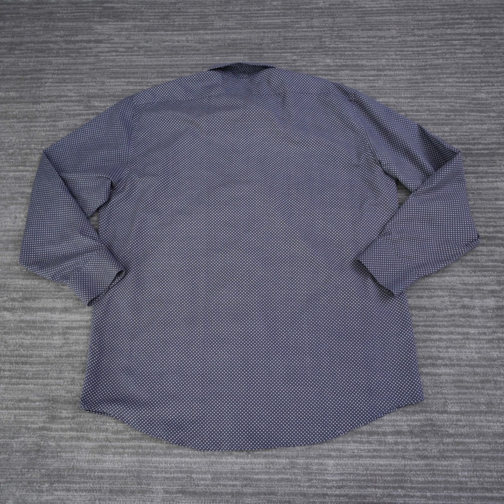 Black Label By Ruffini Shirt Men Button Up Italy Slim Fit Long Sleeve XL 17 17.5 - Picture 3 of 10